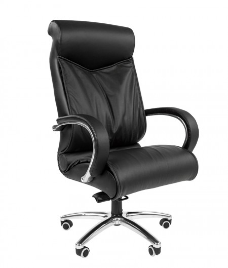 Кресло CHAIRMAN 420 кожа черная