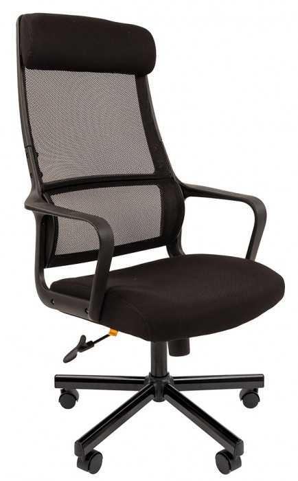 Кресло CHAIRMAN 590 черная сетка и ткань