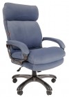 Кресло CHAIRMAN 505 HOME ткань велюр голубая