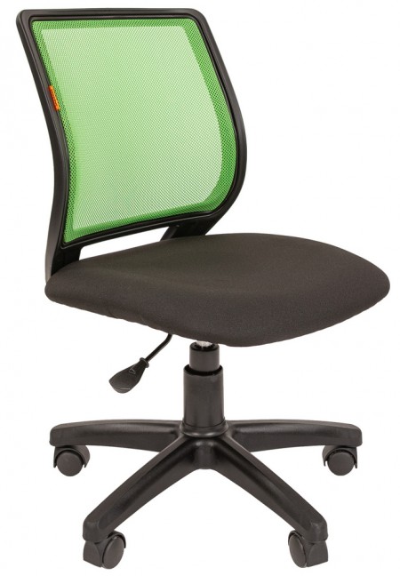 Кресло CHAIRMAN 699 БЛ без подлокотников светло-зеленая сетка