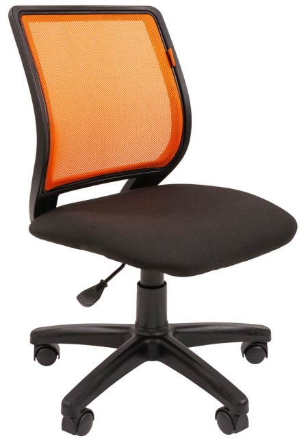 Кресло CHAIRMAN 699 БЛ без подлокотников оранжевая  сетка