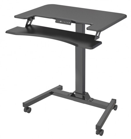 Стол для ноутбука Cactus VM-FDE103 столешница МДФ черная 91.5x56x123см