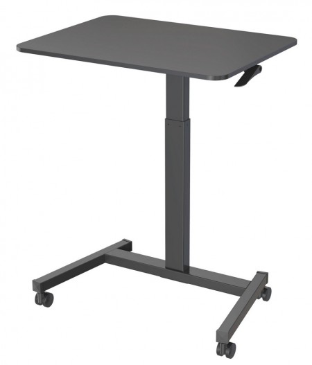 Стол для ноутбука Cactus VM-FDS102 столешница МДФ черная 80x60x121см 