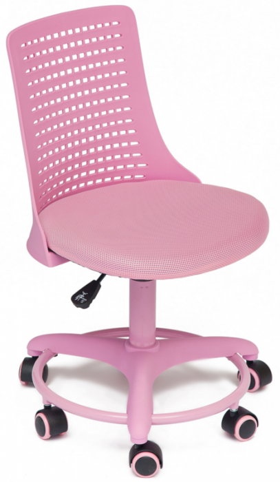 Кресло детское Kiddy Кидди розовая ткань и пластик 