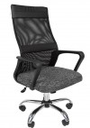 Кресло офисное РК-166 спинка сетка ткань SY серая