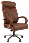Кресло CHAIRMAN 420 кожа коричневая
