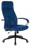 Кресло руководителя Бюрократ CH-608Fabric ткань темно-синяя