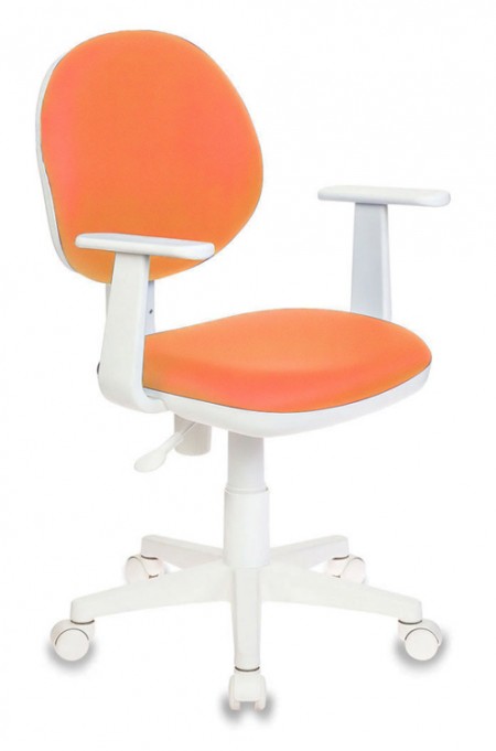 Кресло Бюрократ CH-W356AXSN оранжевое белый пластик