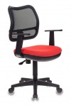 Кресло Бюрократ CH-797AXSN черная сетка, сиденье красное 26-22