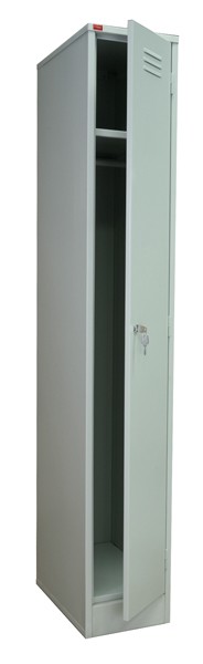 Шкаф для одежды металлический ШРМ-11-400 односекционный