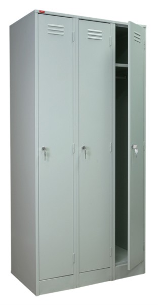 Шкаф для одежды металлический ШРМ-33 трехсекционный