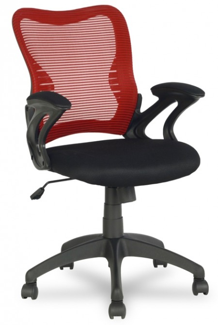 Кресло офисное College HLC-0758 сетка красная