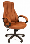 Кресло руководителя РК-190 экокожа коричневая