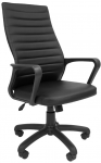Кресло офисное РК-165 экокожа черная