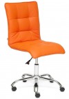 Кресло офисное ZERO Зеро оранжевая экокожа 